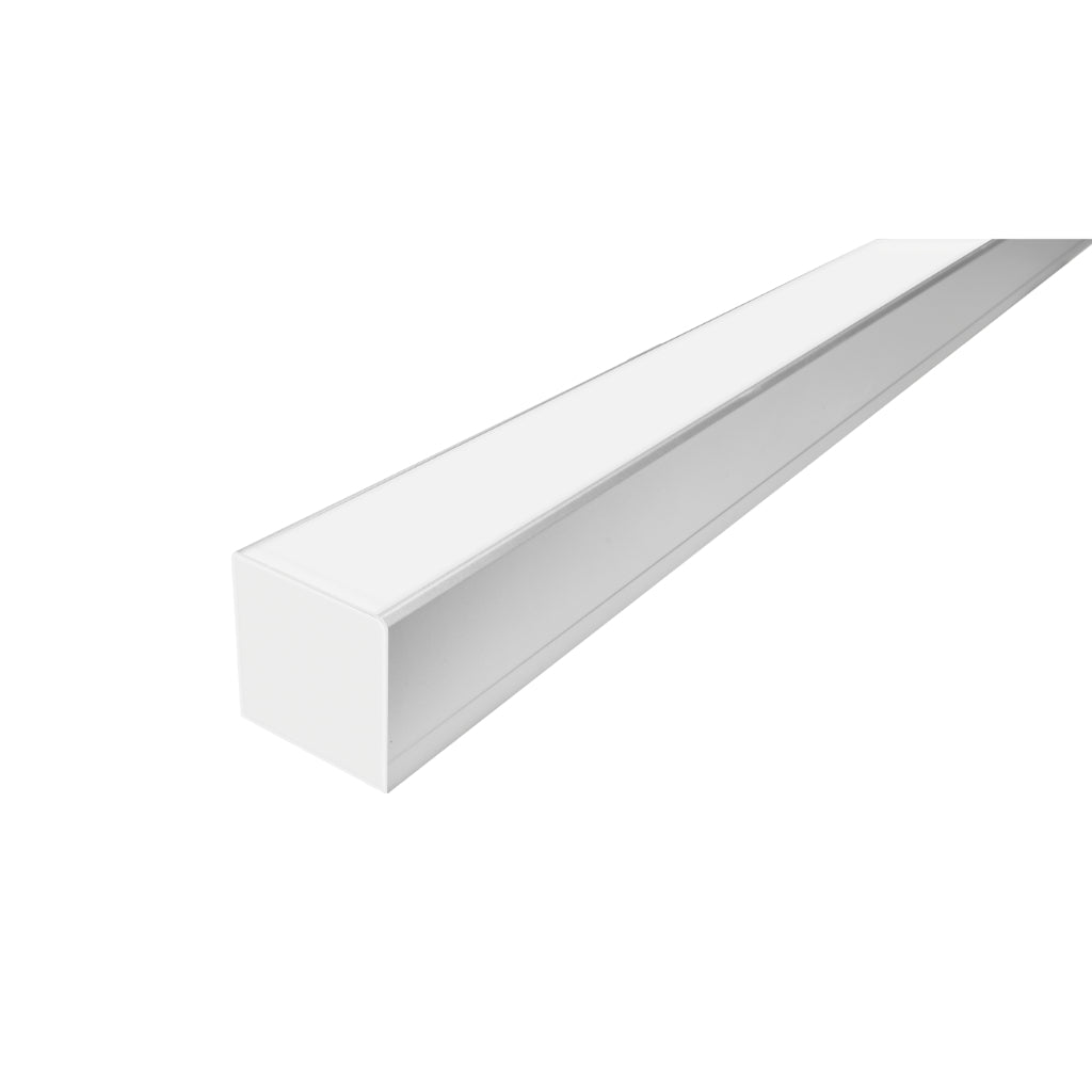 Kit de perfil de alumino SIN MICA ILUPA2404COKIT. -L:2m A:2.6cm Al:2.6m- para tiras LED o tarjetas de LED recomendadas, incluye 2 tapas laterales y 2 grapas de sujeciónde iLumileds