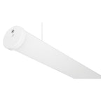 Kit perfil aluminio suspender con difusor cilíndrico ILUPA30KIT. - L:2m Ø:3cm- para tira LED, incluye tapas laterales y kit de suspensión de iLumileds