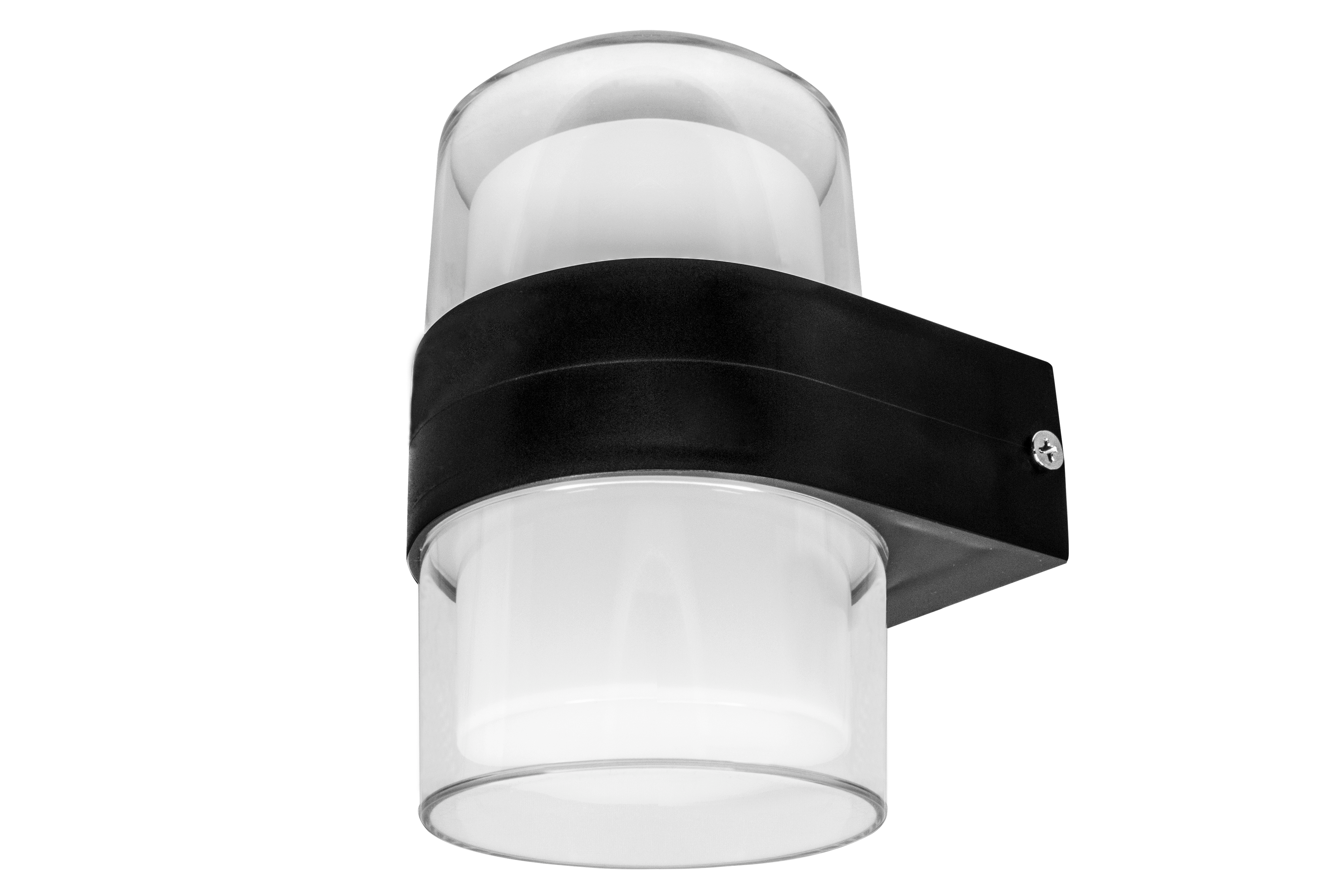 Luminario arbotante exterior cuadrado doble salida 10W de iLumileds