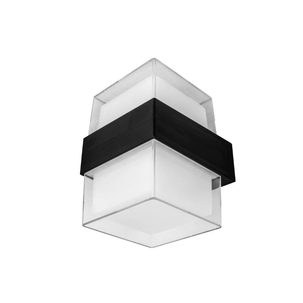 Luminario arbotante exterior circular doble salida 10W de iLumileds