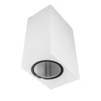 Arbotante rectangular de policarbonato para MR16 (base GU10) luz directa / indirecta de iLumileds