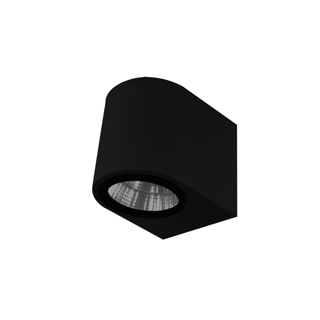 Arbotante cilíndrico de policarbonato 3W 90° luz directa cálida (3000K) 85-265V de iLumileds