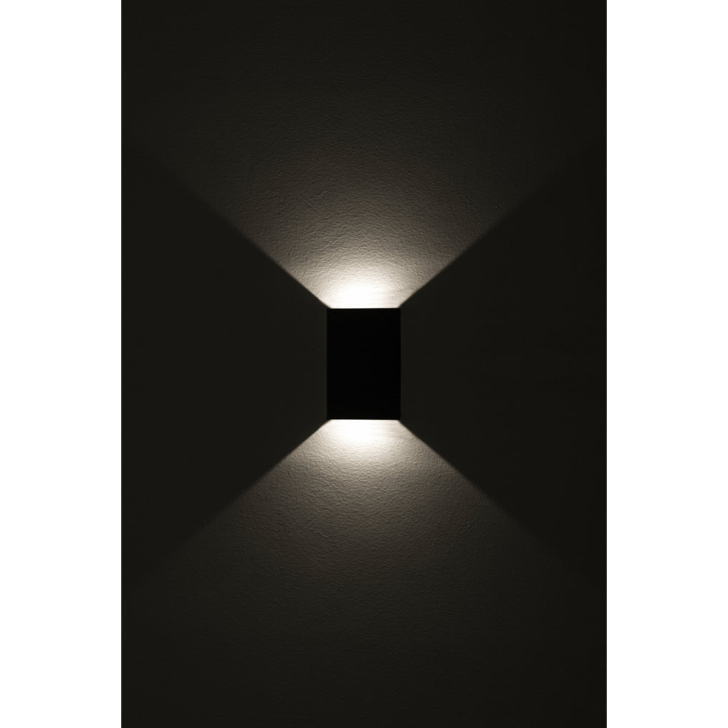 Arbotante rectangular de policarbonato 4W luz directa / indirecta de iLumileds