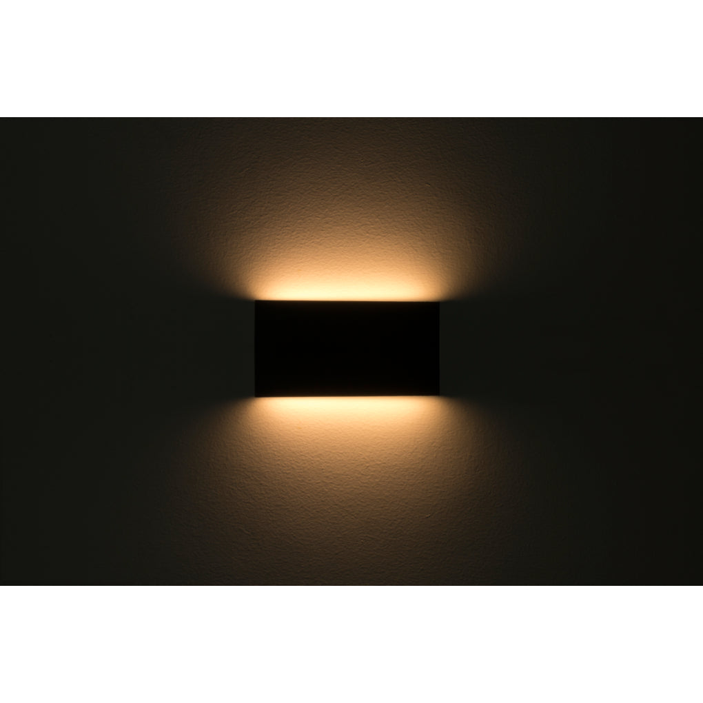 Arbotante rectangular de policarbonato 12W luz directa / indirecta de iLumileds