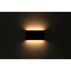 Arbotante rectangular de policarbonato 12W luz directa / indirecta de iLumileds