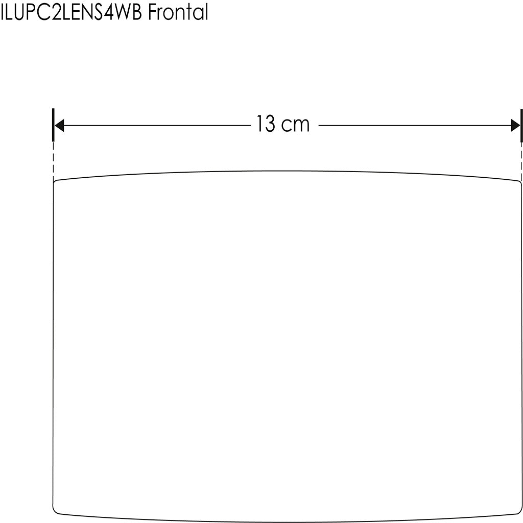 Luminario de muro exterior doble salida simétrica directa / indirecta 4W de iLumileds