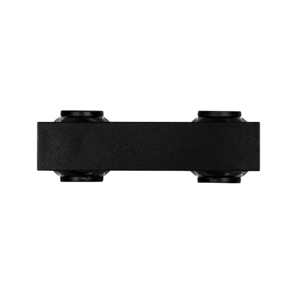 Luminario muro con doble efecto ondular simétrico de onda de luz directo / indirecto 4W luz cálida (3000K), fabricado en policarbonato negro 85-265V de iLumileds