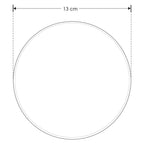 Circulo Ø13cm de policarbonato 6W luz cálida en negativo de iLumileds