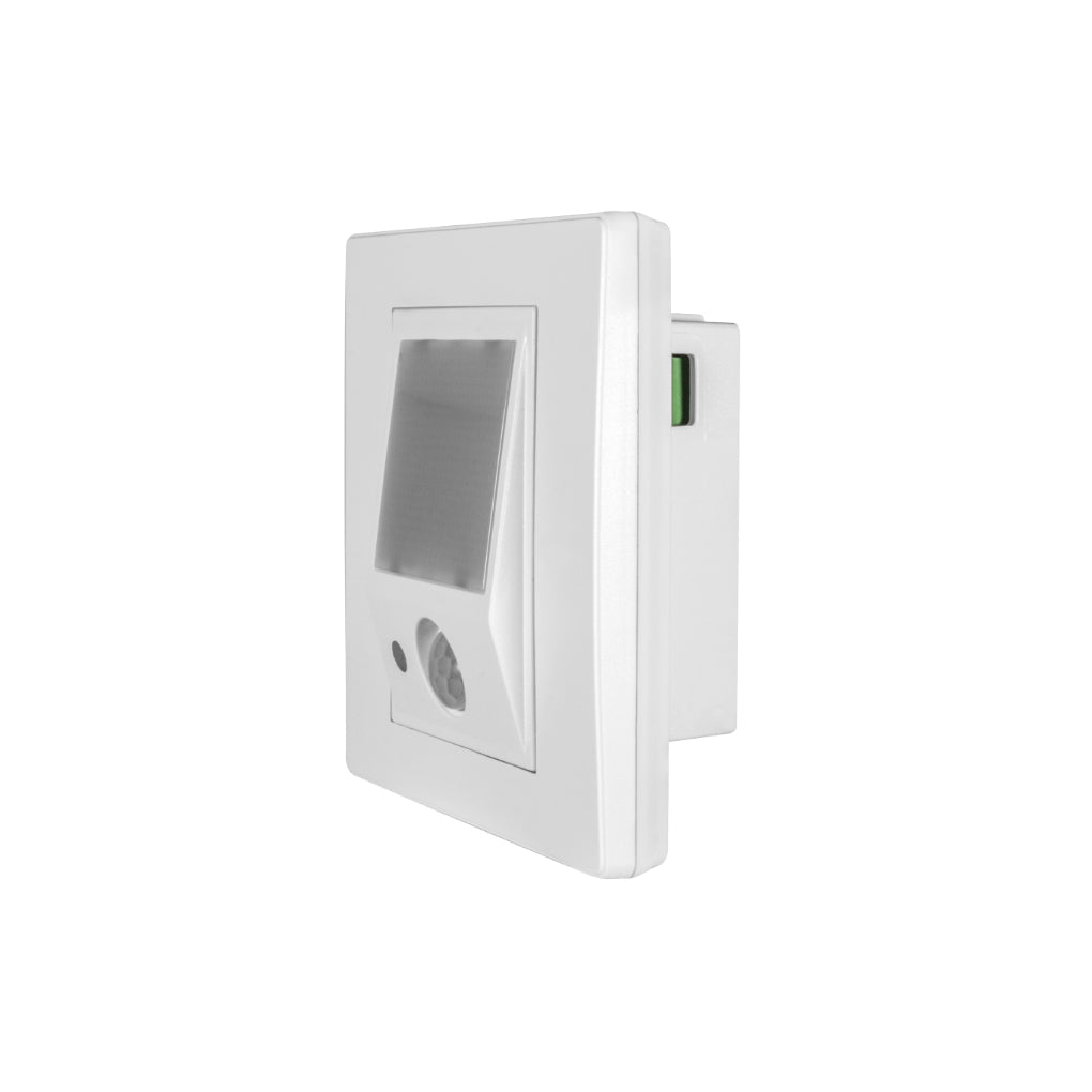 Luminario blanco de cortesia para empotrar en muro con sensor 1W luz frontal de iLumileds