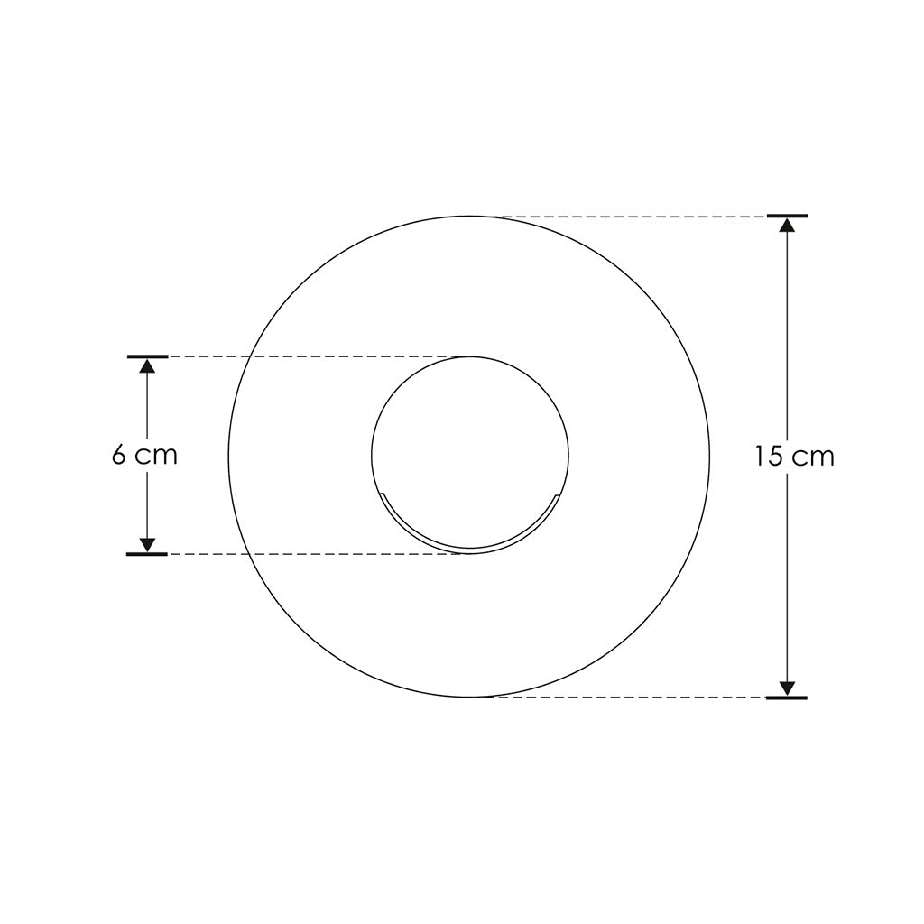 Dona de luz arbotante 24W luz cálida (3000K) (Ø15cm) para exterior 85-265V de iLumileds