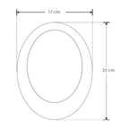 Ovalo de luz arbotante 24W luz cálida (3000K) para exterior 85-265V de iLumileds