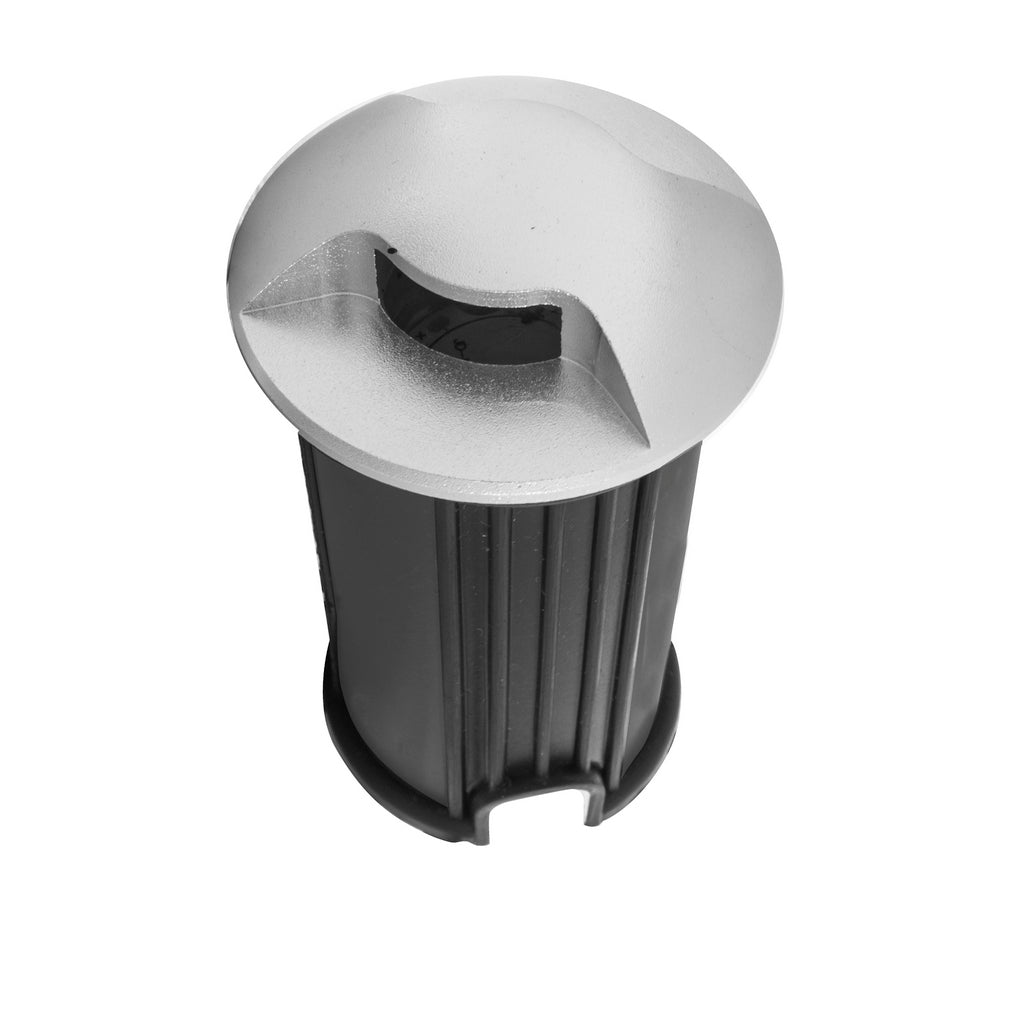 Luminario circular 2 salidas simétricas para empotrar en piso o pared 3W 3000K incluye housing de iLumileds