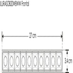 Downlight sobreponer Rectangular Puntual cinco cuerpos ópticos 20W 30° CRI:90 de iLumileds