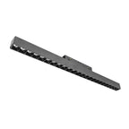 Luminario tipo rectangular puntual 18W 24° 18 cuerpos ópticos 48V 3000K para riel magnético de iLumileds