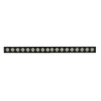 Luminario tipo rectangular puntual 18W 24° 18 cuerpos ópticos 48V cambio de color de luz vía app o iterruptor físico de cálido a frío - 2700K - 4100K - 5500K, para riel magnético de iLumileds