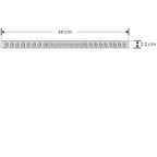 Luminario tipo rectangular puntual 24W 24° 24 cuerpos ópticos 48V cambio de color de luz vía app o iterruptor físico de cálido a frío - 2700K - 4100K - 5500K, para riel magnético de iLumileds