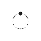 Luminario circular Ø55cm RUB CUBE  luz indirecta 18W luz cálida (3000K) 100 - 240V, acabado negro, incluye accesorios para fijación y conexión de iLumileds