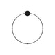 Luminario circular Ø80cm RUB CUBE luz indirecta 25W luz cálida (3000K) 100 - 240V, acabado negro, incluye accesorios para fijación y conexión de iLumileds