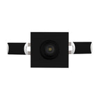 Luminario cuadrado puntual 2W 36° bajo deslumbramiento, acabado negro con 1 cuerpo con chips marca Osram 85-277V de iLumileds