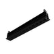 Luminario rectangular slim puntual 18W 36° CRI90 bajo deslumbramiento, todo negro con 12 cuerpos, opciones color de luz 85-277V de iLumileds