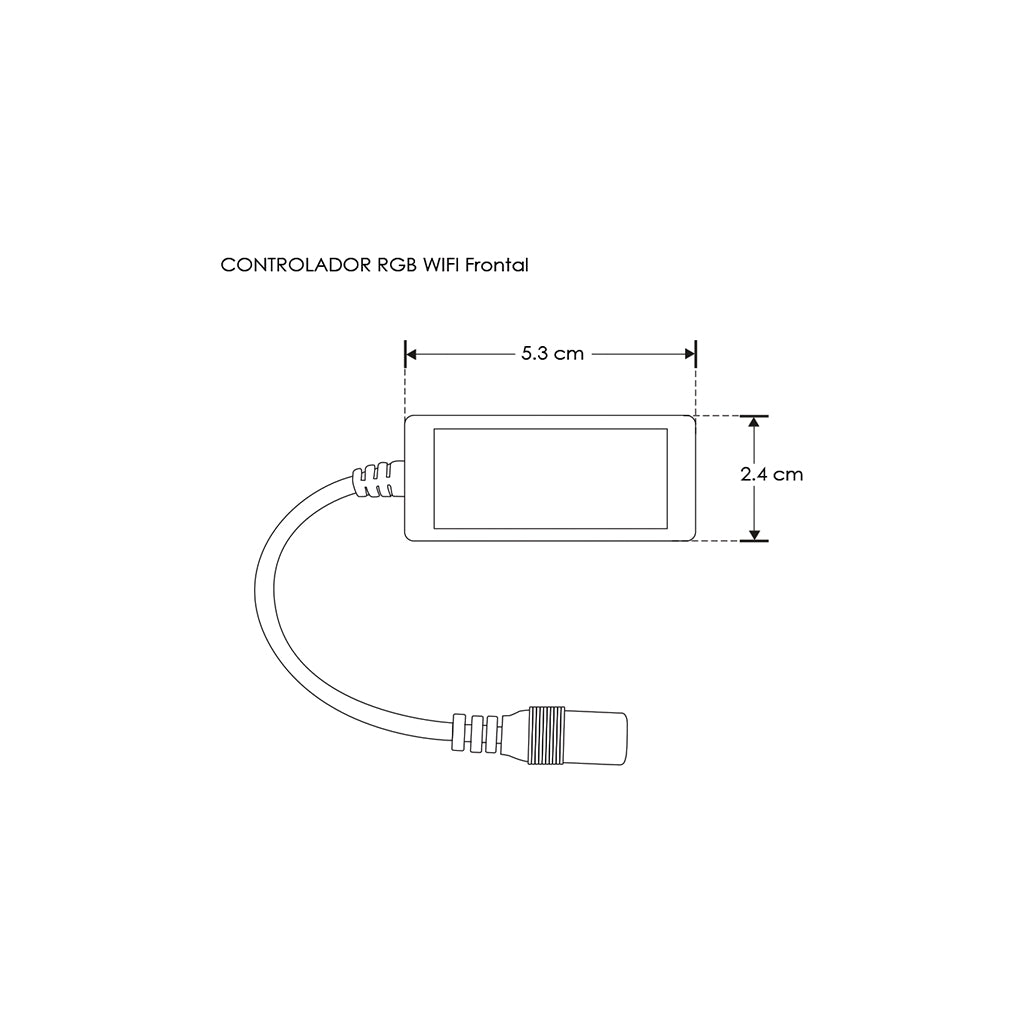 Control inalámbrico vía WIFI para tira LED RGBW controla con tu smartphone, alimentación 5-28Vcc conecta hasta 84W/12Vcc - 96W-24Vcc de iLumileds