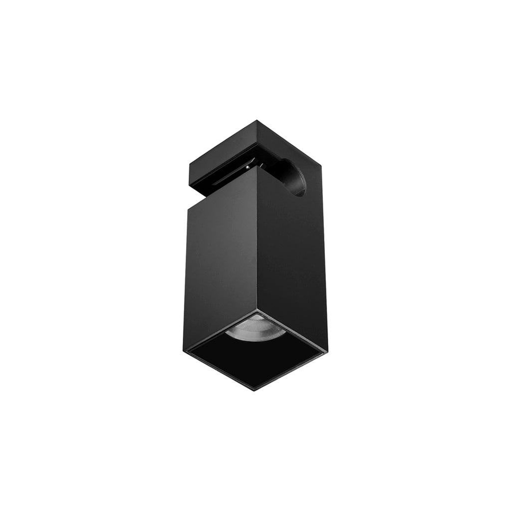 Prisma rectangular LED fijación lateral superior 12W 36° 24Vcc, opciones color de luz cálido (3000K) y neutro (4100K), sistema REVERSI de iLumileds