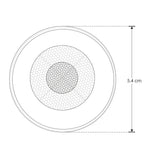 Luminario cilíndrico 8W 24° luz cálida (3000K) 48V cc para mini riel magnético de iLumileds