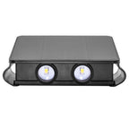 Luminario solar con efectos de luz 180° 4 lentes luz cálida (3000K) 2W de policarbonato de iLumileds