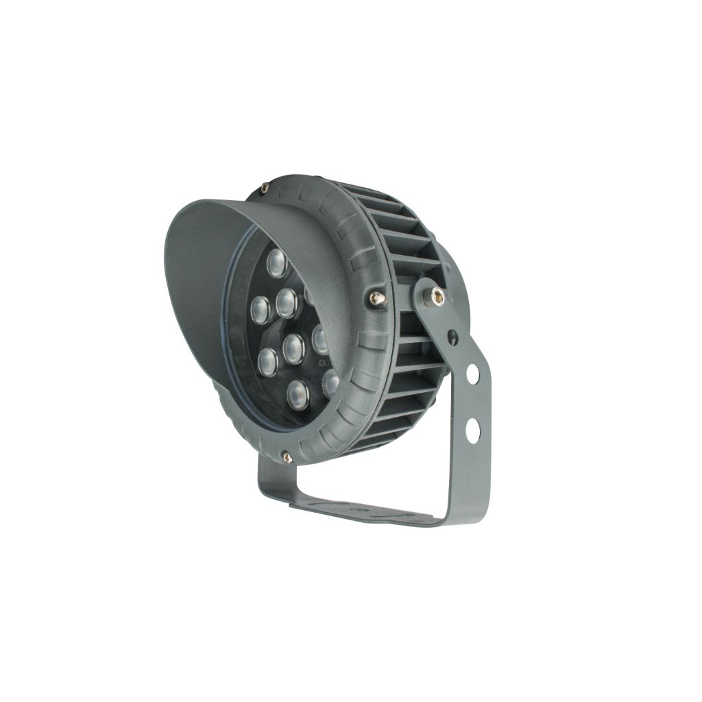 Reflector sobreponer spot con viescera 12W color de luz Neutro Cálido (3000K) óptica de 30°, 85-265Vca, IP65 con iLumileds