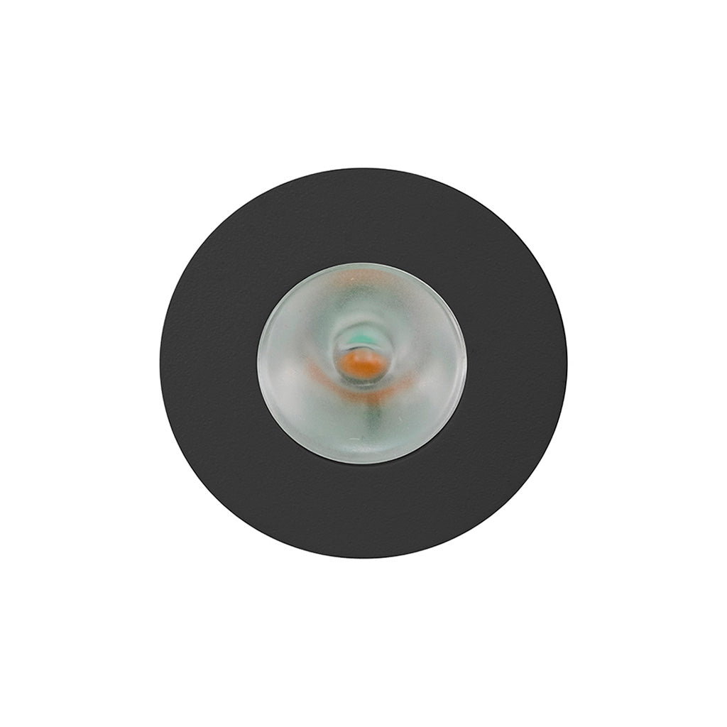 Mini Downlights (Ø3.5cm)  1W 30°, fabricado en policarbonato acabado blanco o negro, 100 - 240 V de iLumileds