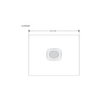 Luminario de cortesía cuadro de luz para empotrar en muro 2.5W color de luz (3000K) de iLumileds