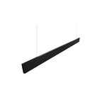 Luminario 40W luz directa 53° (30W) / indirecta 120° (10W) 122cm para suspender, color de luz seleccionable 3000K-4000K-5500K ,fabricado en aluminio acabado negro 85-265V de iLumileds