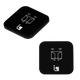 Sensor de puerta para fuente de poder de la serie CPGAB (requiere receptor modelo ILUSWRCVGAB, se vende por separado), incluye cable USB para carga y soporte magnético de iLumileds
