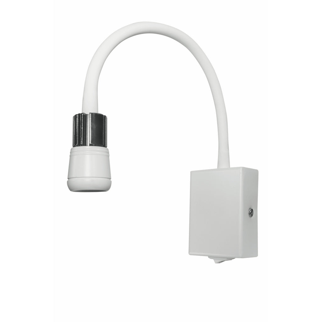 Luminario de muro con cabeza móvil 3W luz cálida (3000K) ideal para lectura de iLumileds