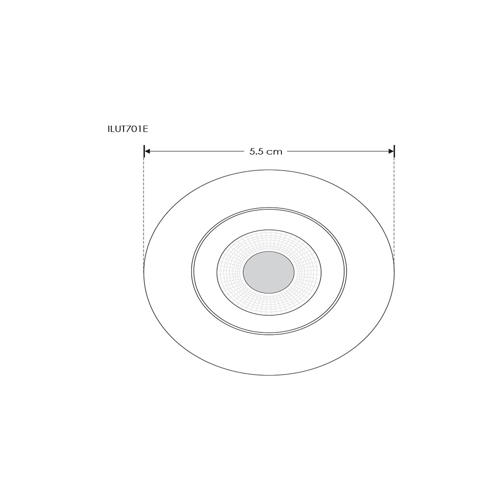 Downlight dirigible 3w 35° Neutro Cálido 3000K de iLumileds