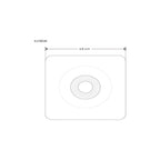 Downlight 3w 35° cuadrado de bajo deslumbramiento neutro cálido (3000K) de iLumileds