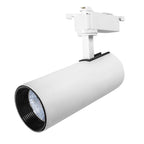 Proyector para riel 12W 35° acabados negro o blanco, luz Neutro Cálido o Neutro 85-265V de iLumileds
