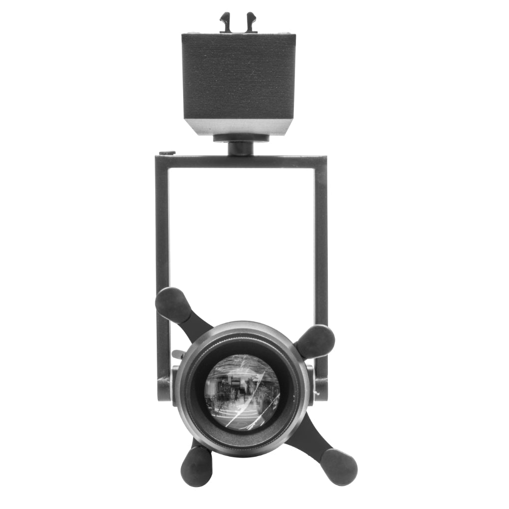 Luminario elipsoidal dirigible y ajustable con cortadores de luz 30W color de luz 2700K a 6500K y atenuable para riel electrificado de iLumileds