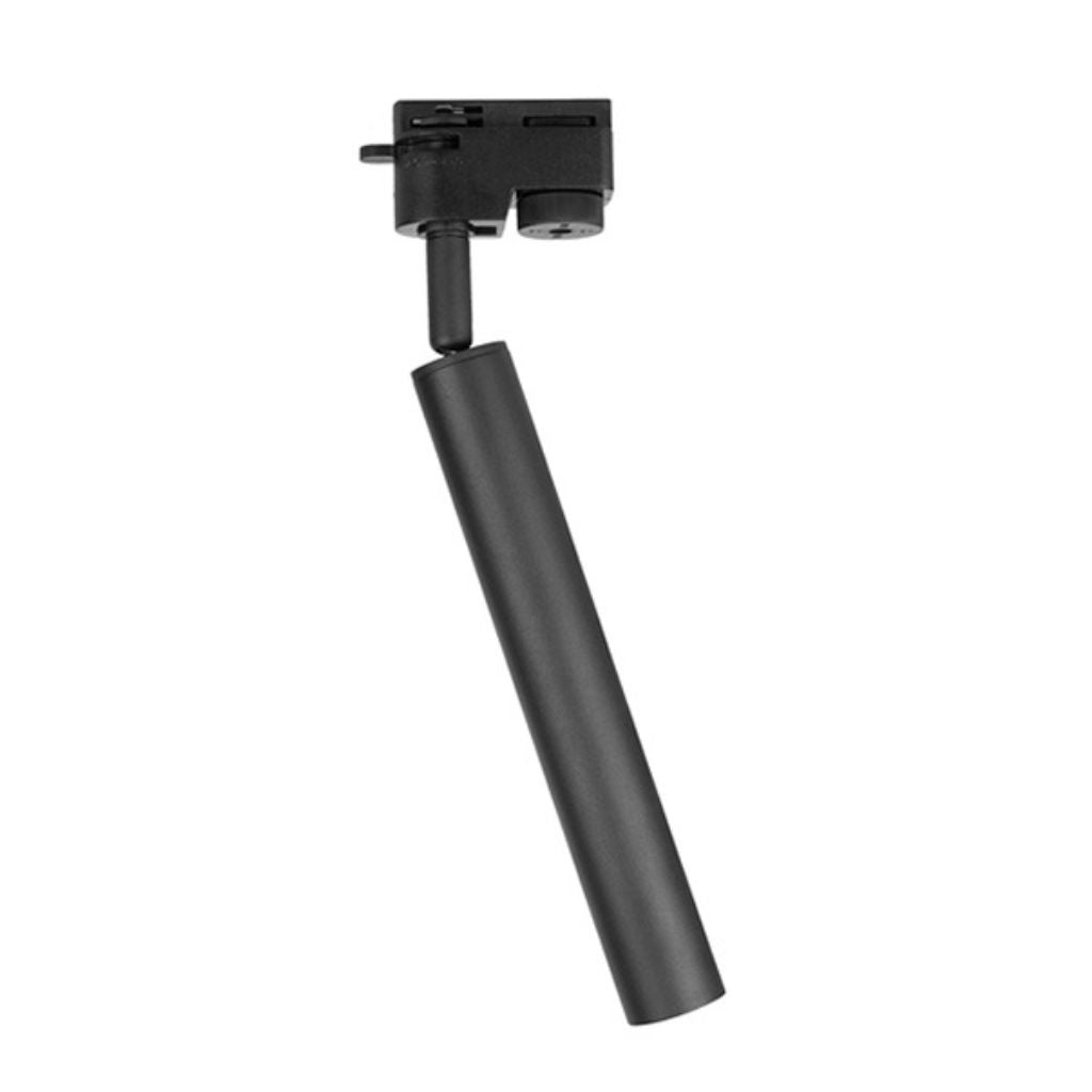 Proyector cilíndrico (20cm) dirigible 7W 35° 85-265V acabado negro para riel eléctrico de iLumileds