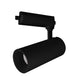 Proyector para riel electrificado 12W 35° acabado negro, color de luz seleccionable con switch (cálido - 3000K, neutro - 4000K, frío 6000K) 85-265V de iLumileds