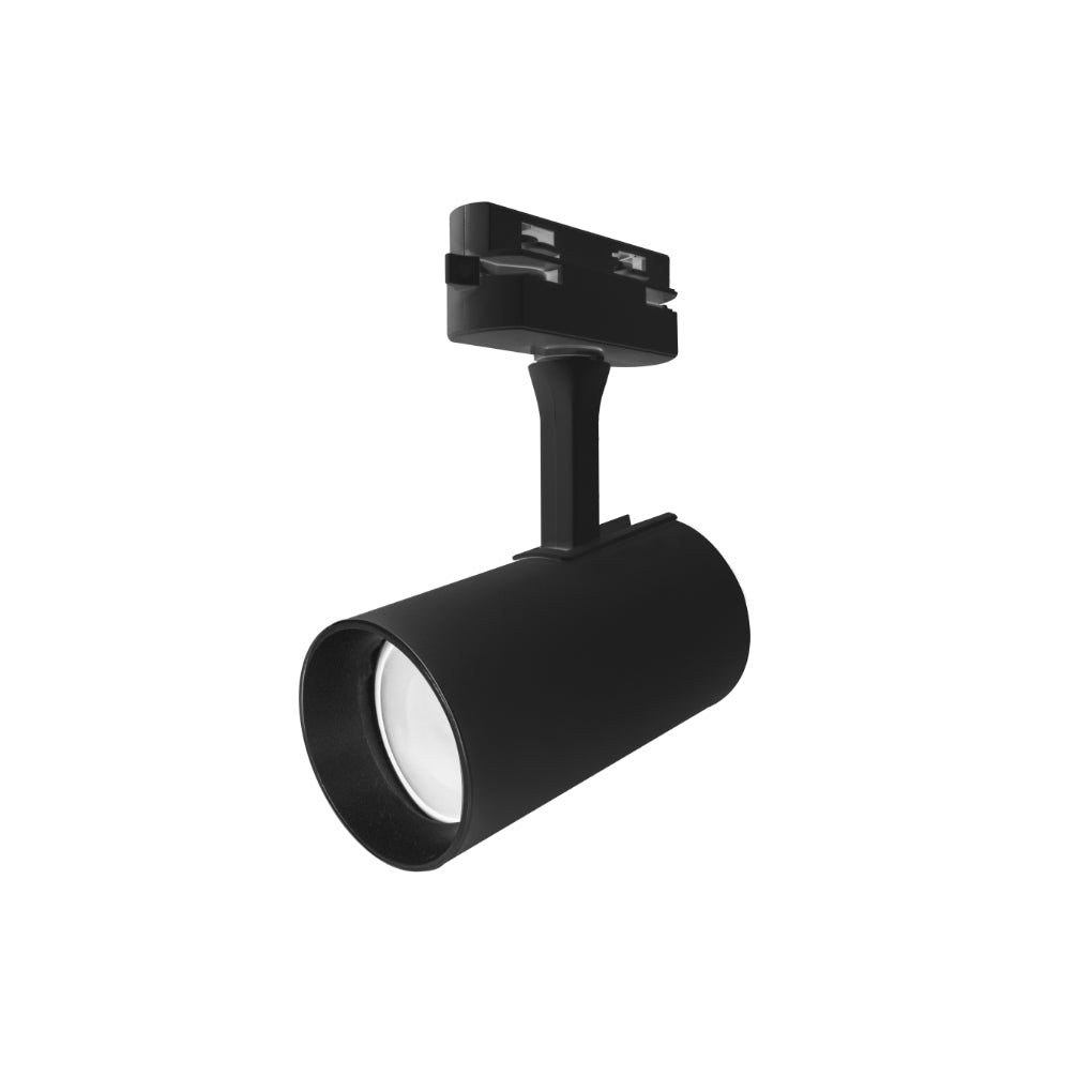 Proyector para riel eléctrificado opción acabado negro o blanco, para MR16 GU10 (no incluido) de iLumileds