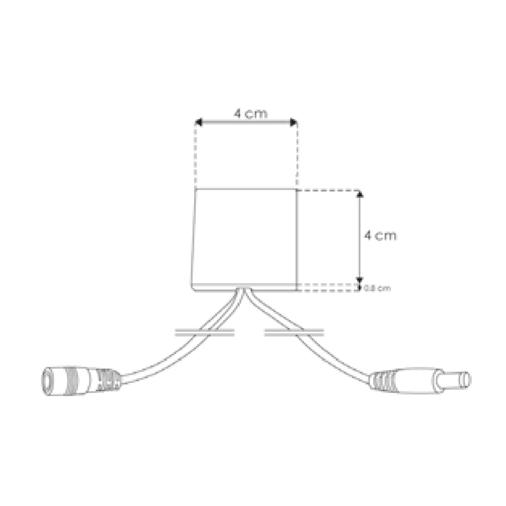 Atenuador para sobreponer en mueble, táctil para tira LED, 12-24V cc., 12V-72W máx. / 24V- 144W máx. de iLumileds
