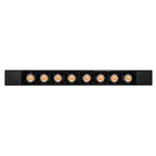 Luminario lineal 20W 36° con 8 cuerpos ópticos para riel electrificado luz neutro cálido (3000K), 110-240V de iLumileds