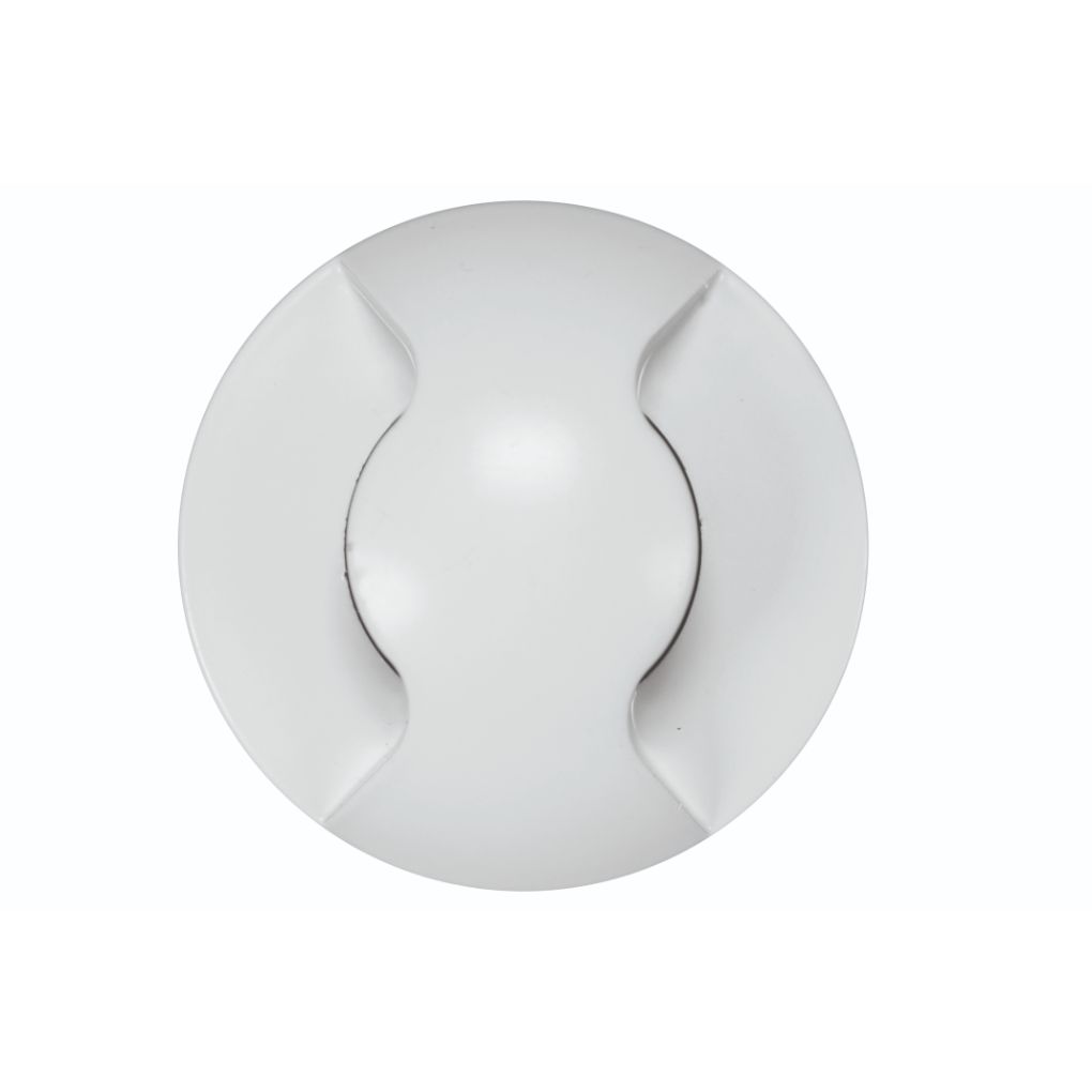 Luminario circular de cortesía doble salida de luz para empotrar en muro 2.5W luz cálida (3000K) de iLumileds
