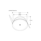 Downlight 2.5W óptica 90° color de Luz Neutro Cálido (3000K) 85-265V de iLumileds