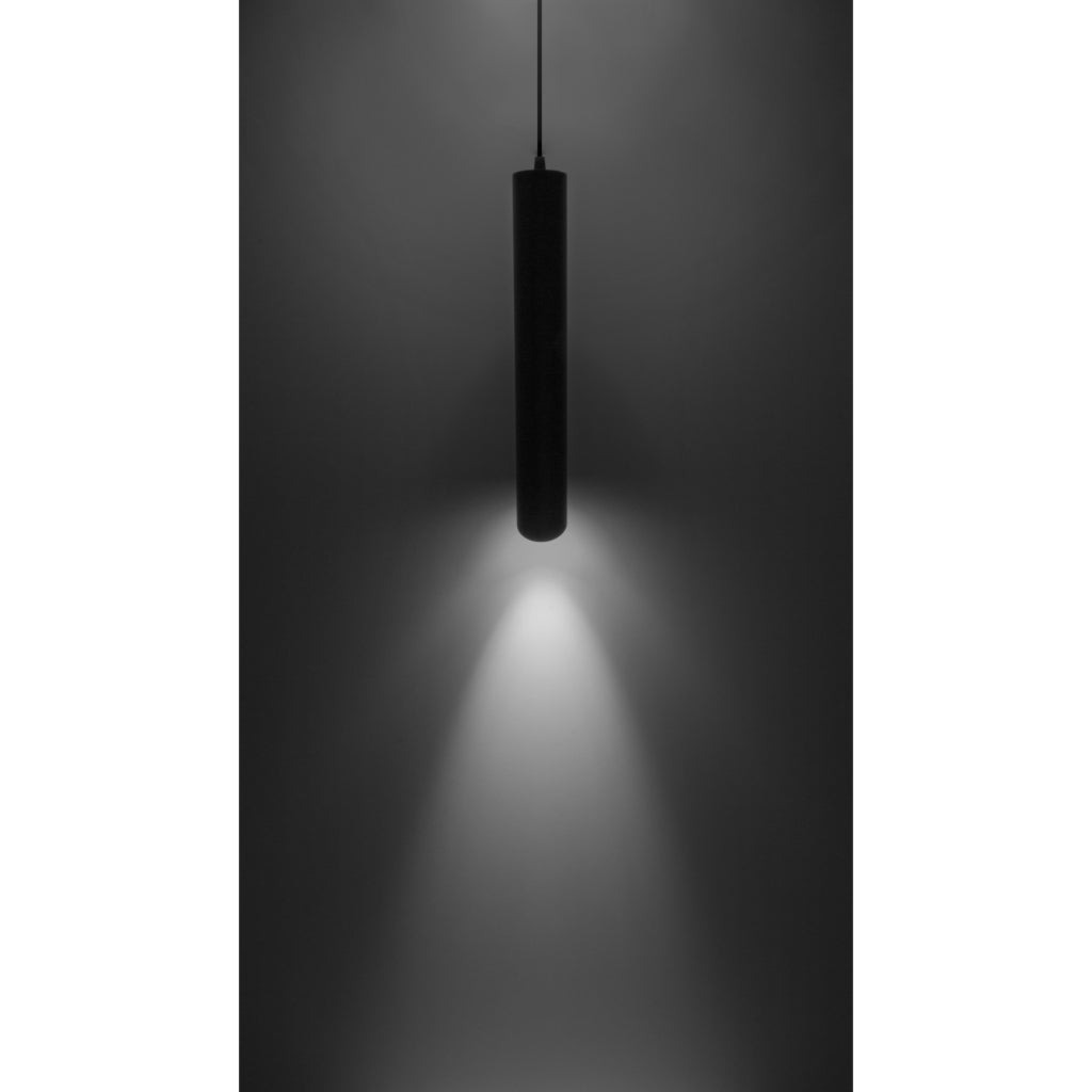 Luminario Hidra tubular 40cm para suspender acabado ext negro / int dorado para lámpara MR16 GU10 (no incluida) de iLumileds