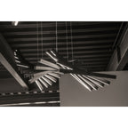 Luminario CiLia decorativo para suspender multibrazos 100W, color de luz programable (Cálido - Neutro - Frío) con control remoto de iLumileds