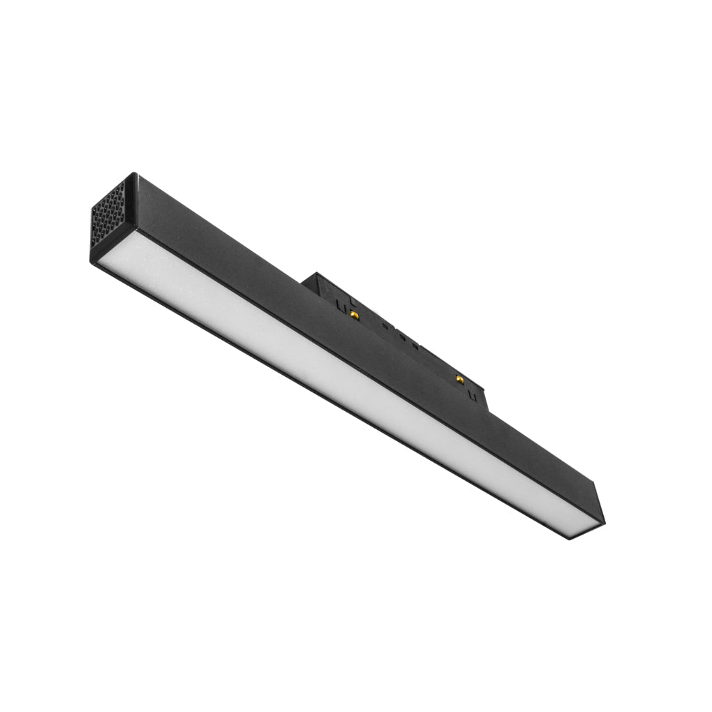 Luminario lineal tipo flood 10W 48V 3000K para riel magnético de iLumileds