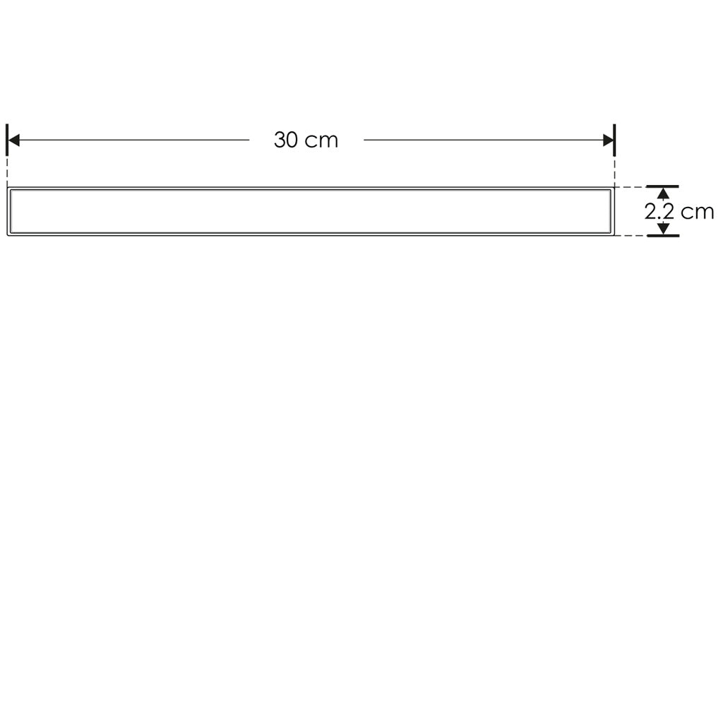 Luminario lineal tipo flood 12W 48V cambio de color de luz vía app o iterruptor físico de cálido a frío - 2700K - 4100K - 5500K, para riel magnético de iLumileds