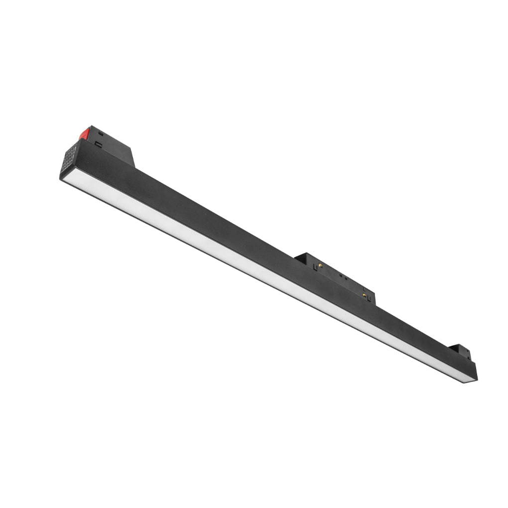 Luminario lineal tipo flood 20W 48V 3000K para riel magnético de iLumileds
